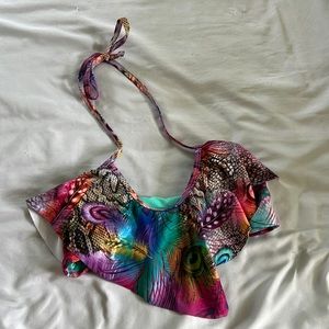 MULTICOLORED BIKINI TOP